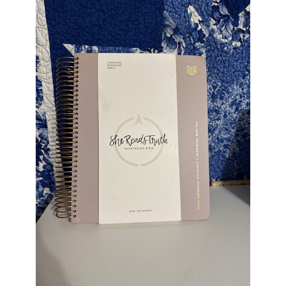 She Reads Truth Notetaking Bible New Testament CSB Mauve Spiral Bound Hardcover